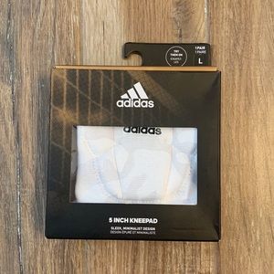 New in box Adidas, 5 inch white kneepads